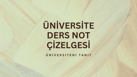 Üniversite Not Hesaplama Çizelgesi - PDF